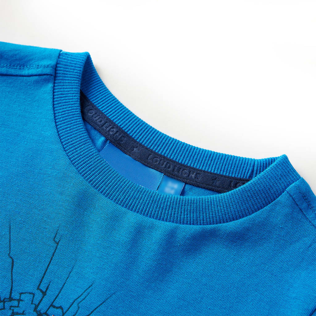 VidaXL Kindershirt mit langen Ärmeln 140 Kobaltblau