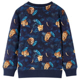 VidaXL Kinderpullover 116 Marineblau