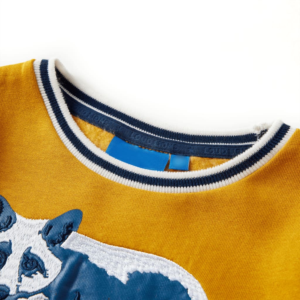 VidaXL Kinderpullover 128 Ocker