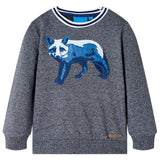 VidaXL Kinderpullover 116 Marineblau gemischt