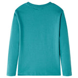 VidaXL Kindershirt mit langen Ärmeln 128 dunkelblau