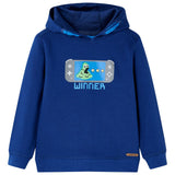 VidaXL Kinderpullover mit Kapuze 92 dunkelblau