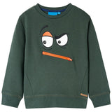 VidaXL Kinderpullover 92 Dunkelgrün