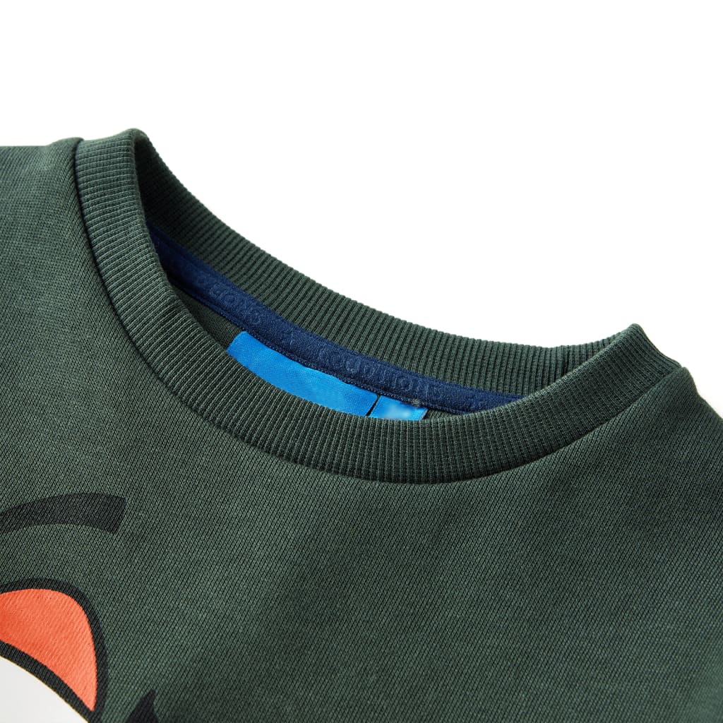 VidaXL Kinderpullover 128 Dunkelgrün