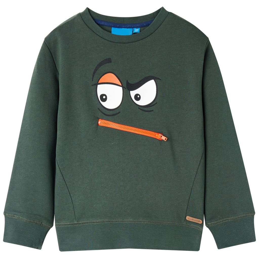 VidaXL Kinderpullover 140 Dunkelgrün