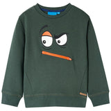 VidaXL Kinderpullover 140 Dunkelgrün