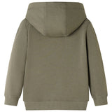 Vidaxl Kinderpullover mit Kapuze 140 Khaki