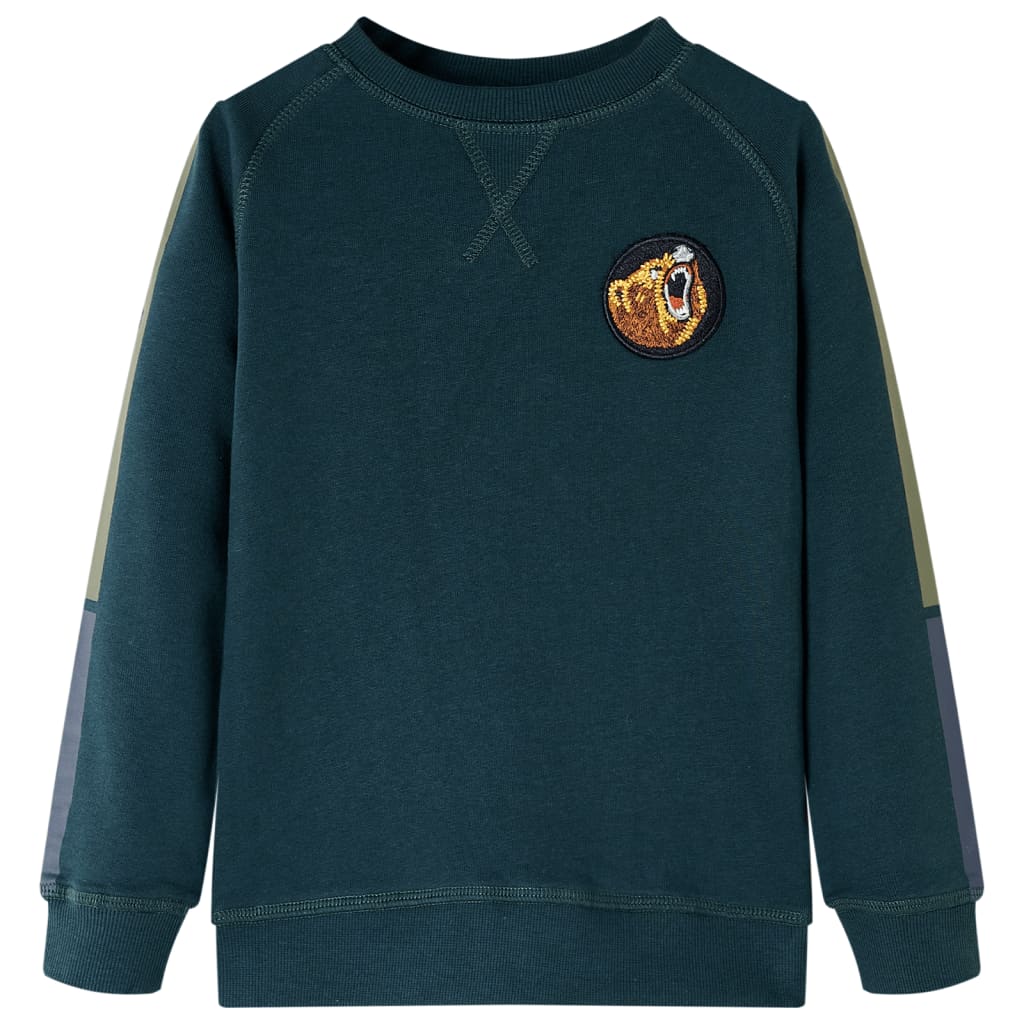 VidaXL Kinderpullover 104 moosgrün