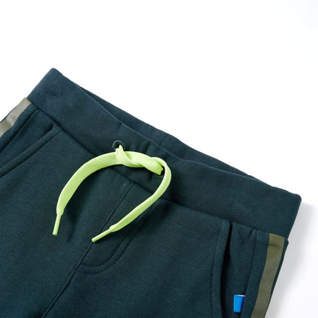 VidaXL Kinder-Jogginghose mit Kordelzug 92 moosgrün
