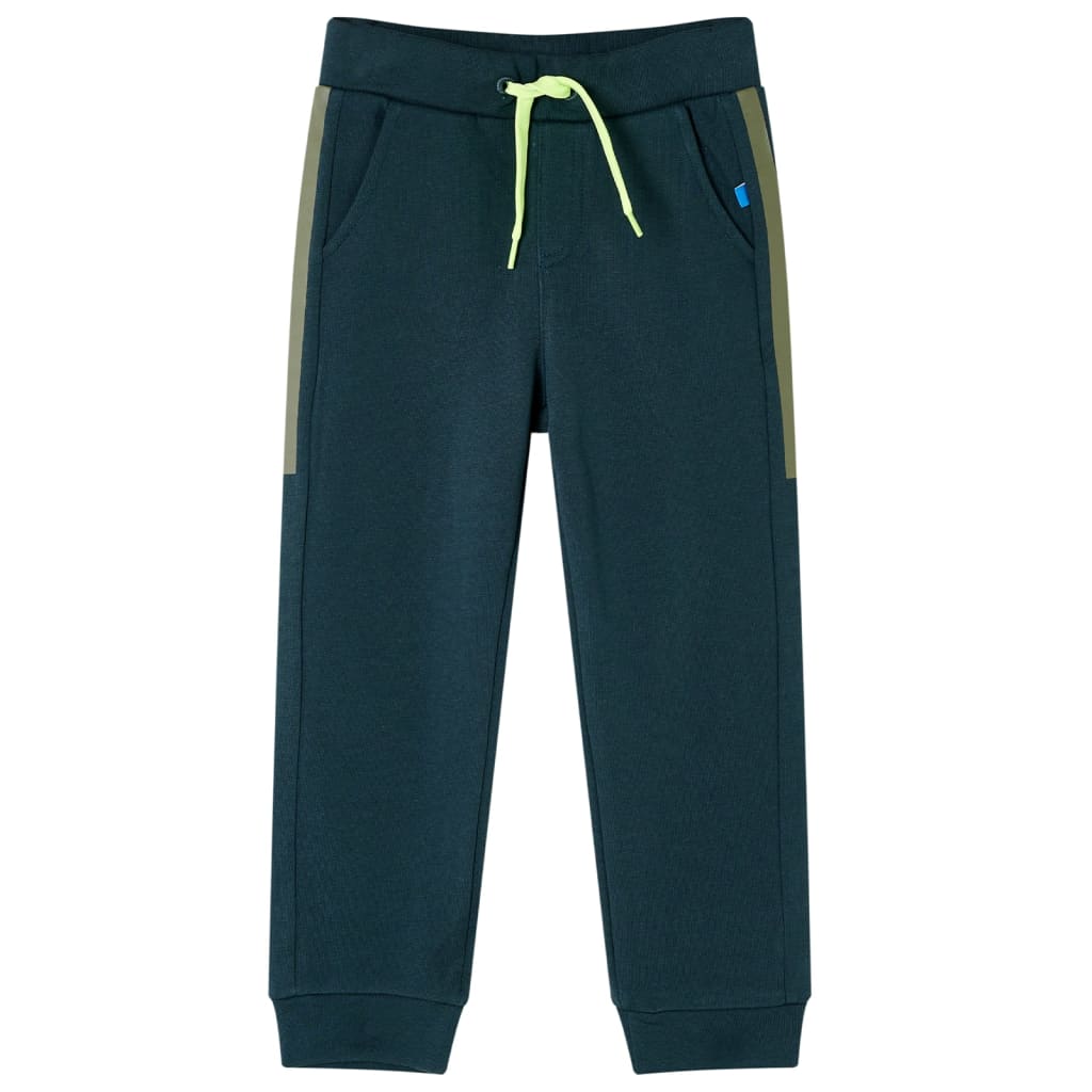 VidaXL Kinder-Jogginghose mit Kordelzug 116 moosgrün