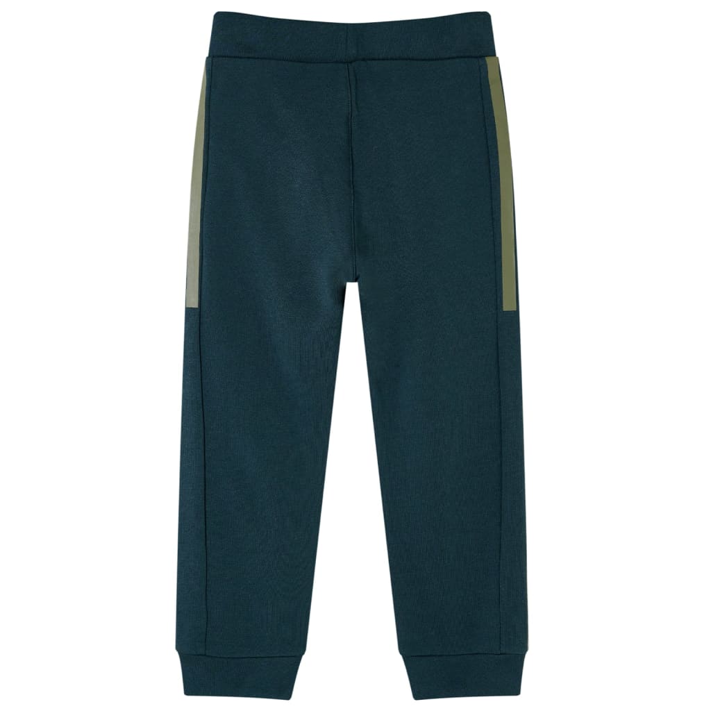 VidaXL Kinder-Jogginghose mit Kordelzug 116 moosgrün