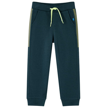 VidaXL Kinder-Jogginghose mit Kordelzug 128 moosgrün