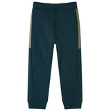 VidaXL Kinder-Jogginghose mit Kordelzug 128 Moosgrün