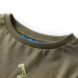 VidaXL Kindershirt mit langen Ärmeln 128 Khaki