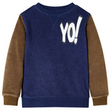 VidaXL Kinderpullover 116 dunkelblau