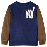 VidaXL Kinderpullover 128 dunkelblau