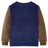 VidaXL Kinderpullover 128 dunkelblau