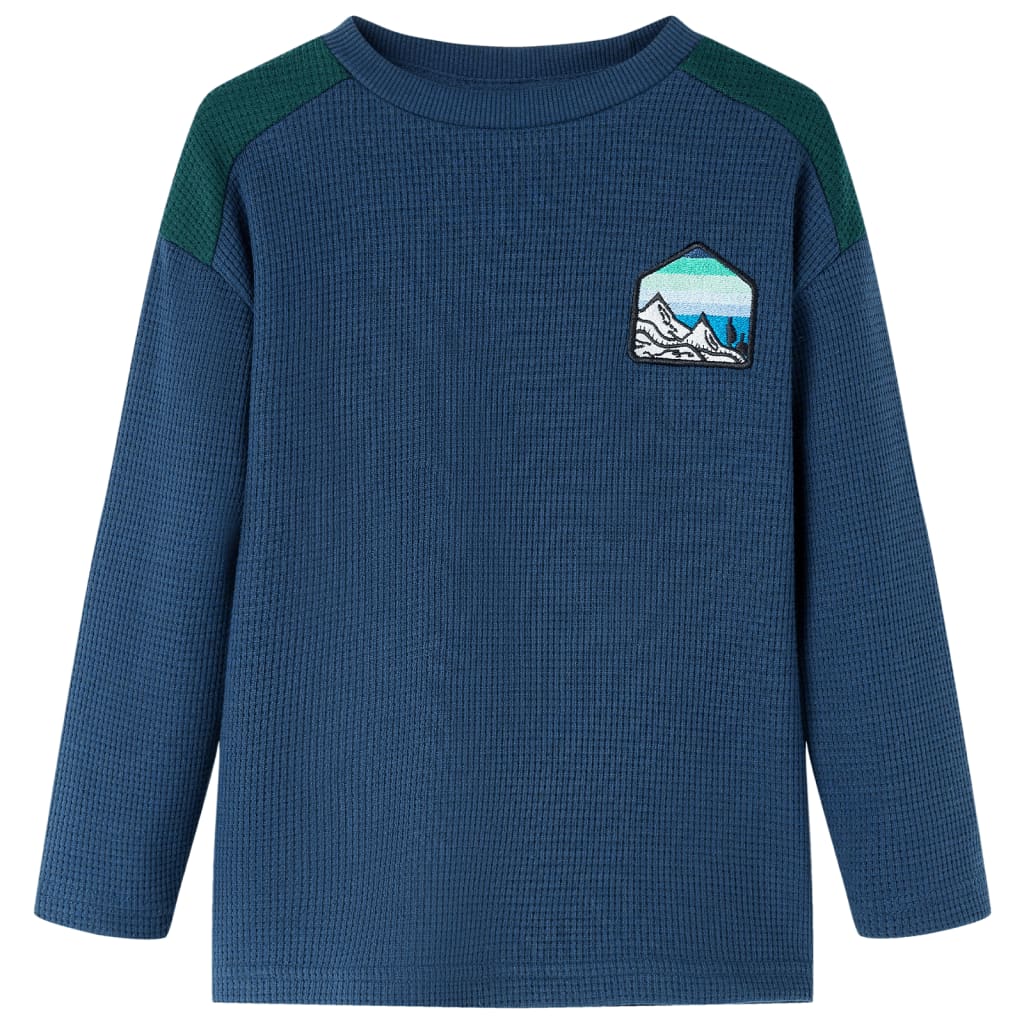 VidaXL Kinderpullover 92 Marineblau