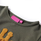 VidaXL Kindershirt mit langen Ärmeln 92 Khaki