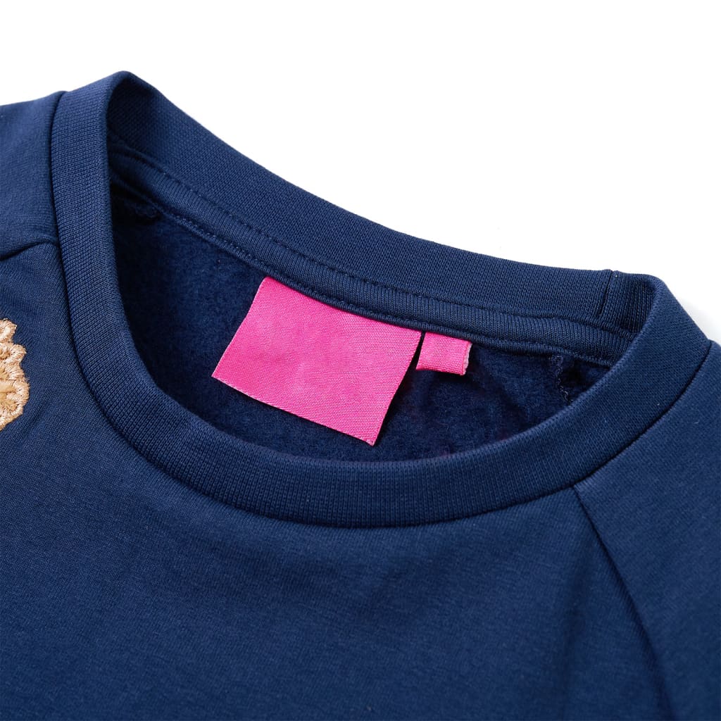 VidaXL Kinderpullover 128 Marineblau