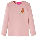 VidaXL Kindershirt mit langen Ärmeln 92 Hellrosa