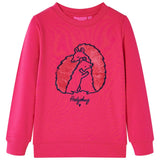 VidaXL Kinderpullover 128 leuchtendes Rosa