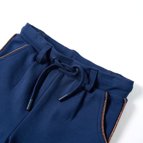 VidaXL Kinderhose mit Kordelzug 92 Marineblau