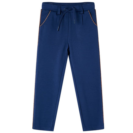 VidaXL Kinderhose mit Kordelzug 104 Marineblau