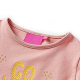 VidaXL Kindershirt mit langen Ärmeln 92 Hellrosa