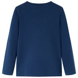 VidaXL Kindershirt mit langen Ärmeln 92 Marineblau