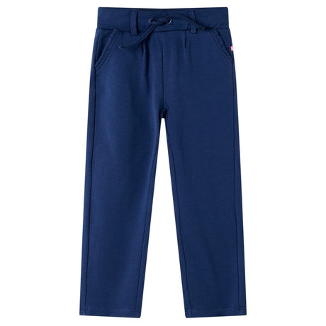 VidaXL Kinderhose mit Kordelzug 92 Marineblau