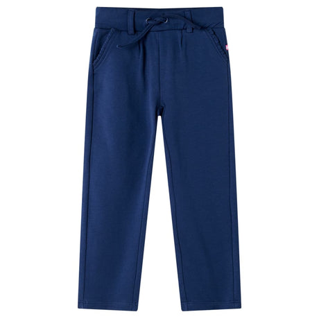 VidaXL Kinderhose mit Kordelzug 104 Marineblau