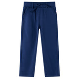 VidaXL Kinderhose mit Kordelzug 116 Marineblau