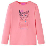 VidaXL Kindershirt mit langen Ärmeln 116 rosa
