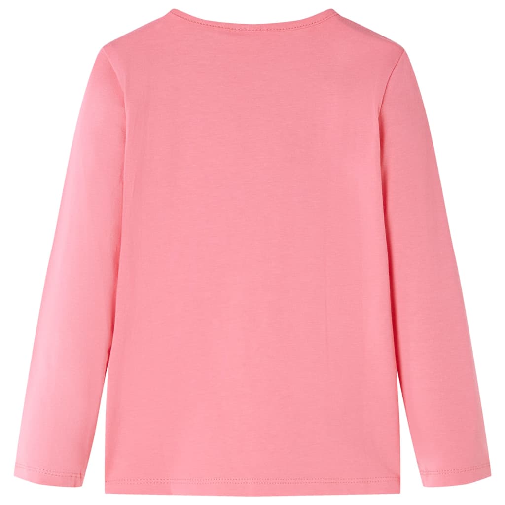 VidaXL Kindershirt mit langen Ärmeln 140 rosa