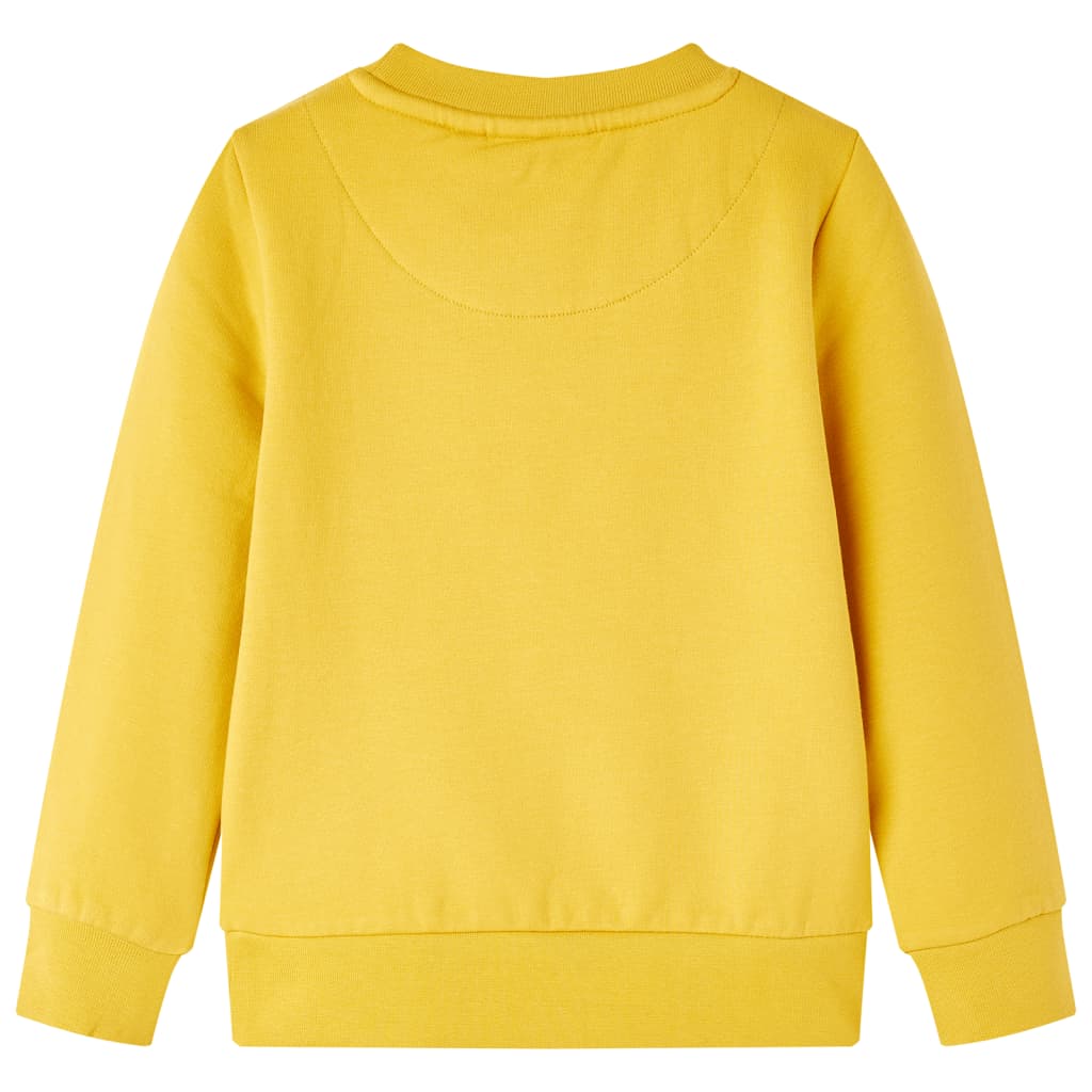 VidaXL Kinderpullover 104 dunkles Ocker