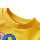VidaXL Kinderpullover 104 dunkles Ocker