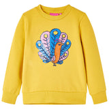 VidaXL Kinderpullover 128 dunkles Ocker