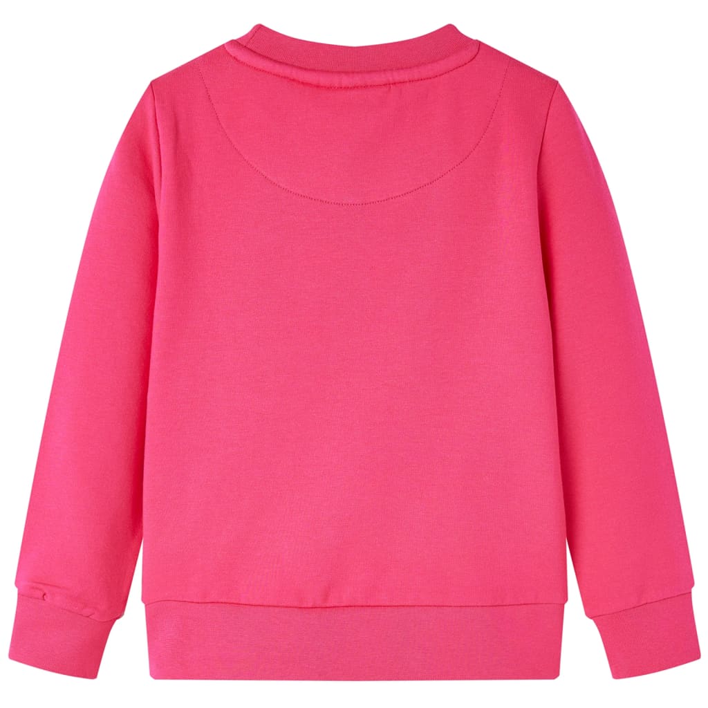VidaXL Kinderpullover 128 leuchtendes Rosa