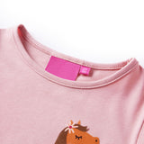 VidaXL Kindershirt mit langen Ärmeln 92 Hellrosa