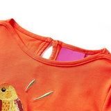 VidaXL Kindershirt mit langen Ärmeln 116 Dunkelorange
