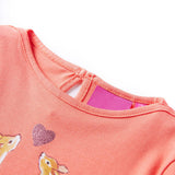 VidaXL Kindershirt mit langen Ärmeln 92 Koralle