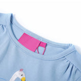 VidaXL Kindershirt mit langen Ärmeln 92 Hellblau