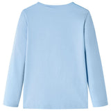 VidaXL Kindershirt mit langen Ärmeln 104 Hellblau