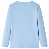 VidaXL Kindershirt mit langen Ärmeln 116 Hellblau