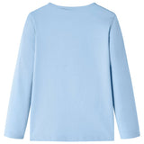 VidaXL Kindershirt mit langen Ärmeln 140 Hellblau