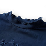 VidaXL Kinderhemd Langarm 140 Marineblau