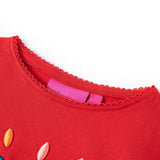 VidaXL Kindershirt mit langen Ärmeln 128 rot