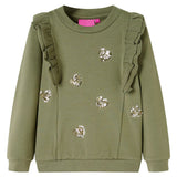 VidaXL Kinderpullover 92 Khaki