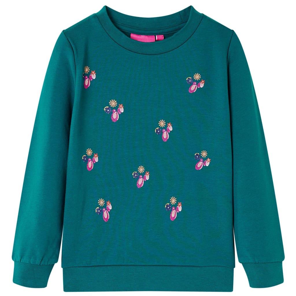 VidaXL Kinderpullover 92 Dunkelgrün